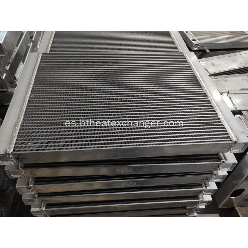 Intercambiadores de calor de barras de placas de aluminio para soldadura fuerte